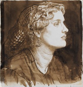 Retrato de Fanny Cornforth, c1860 de Dante Gabriel Rossetti