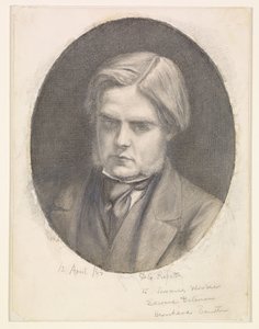 Retrato de William Holman Hunt (1827-1910) de Dante Gabriel Rossetti