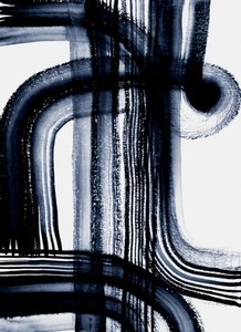 Traços azuis abstratos
