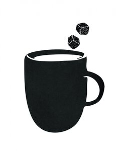 Caneca de café preto doce de Danushka Abeygoda