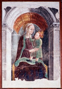 Madonna com criança (Fresco de Dario da (attr.to) Treviso