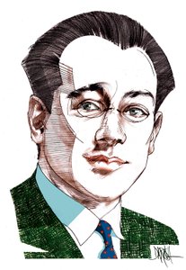 Carlo Diano, 2022 (desenho digital a lápis de cor) de Dariush Radpour