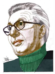 Piero Scanziani, 2022 (desenho digital a lápis de cor) de Dariush Radpour