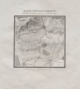 Coleção de testes litográficos: ensaio topográfico, 1816. de Darmet