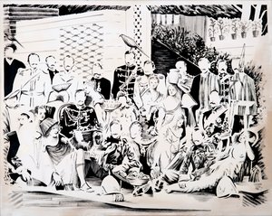 Festa dos Deuses, 2017 (óleo sobre tela) de Darren Coffield