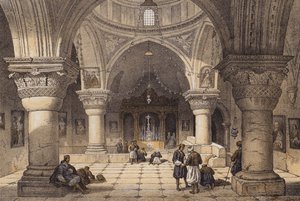 Capela de Santa Helena (cor litho) de David (after) Roberts