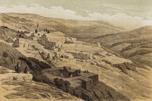 Convento da Terra Santa, Nazaré (cor litho)