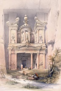 El Kasne (Tesouro), Petra, março de 1839
