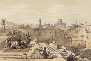 Mesquita de Omar (cor litho) de David (after) Roberts