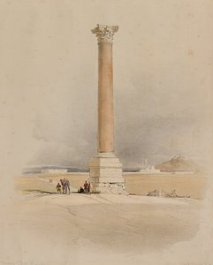 Pilar de Pompeu, Alexandria de David (after) Roberts
