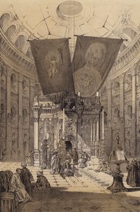 Santuário do Santo Sepulcro (cor litho) de David (after) Roberts