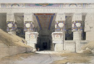 O templo em Dendera, 7 de dezembro
