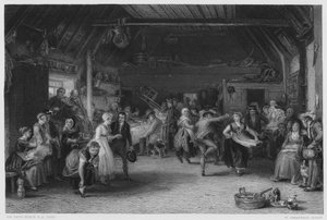 O Casamento Penny, a foto da Coleção Real (gravura)