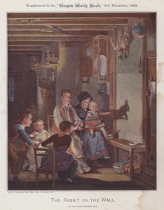 The Rabbit On The Wall (cor litho)