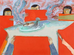 Num Jantar de Hong Kong de David Alan Redpath Michie