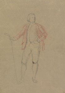 Estudo para o Retrato de William Inglis de David Allan