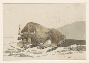 Deitado em círculo de David Alphonse de Sandoz Rollin