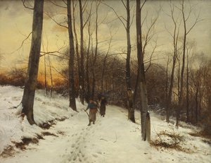 Mata Malvern (óleo) de David Bates
