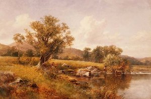 As margens do Llugwy, no norte do País de Gales de David Bates