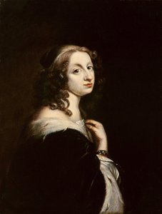 Christina, Rainha da Suécia, c.1650 (óleo sobre cobre)