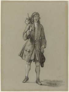 Ferdinand Huyck retorna do exterior. Ilustração para o livro de mesmo nome de Jacob van Lennep de David Bles