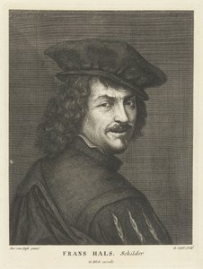 Retrato do pintor Frans Hals de David Coster
