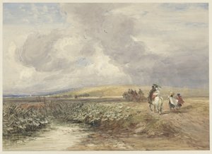 Paisagem com viajantes de David Cox (I)