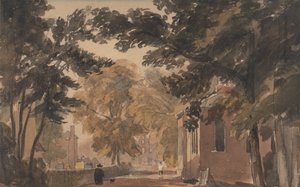 Uma rua em Harborne de David Cox