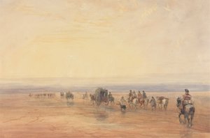 Travessia de Lancaster Sands de David Cox