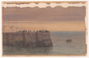 Cais de Dover, Kent de David Cox