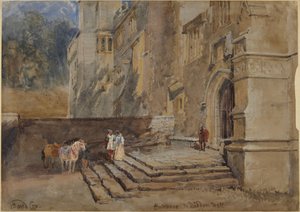 Entrada do Haddon Hall de David Cox