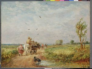 Indo para o Hayfield de David Cox