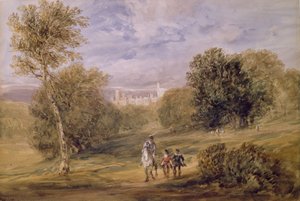 Haddon Hall do parque, 1831 de David Cox