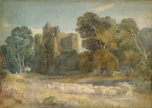 Castelo de Kenilworth em Warwickshire de David Cox
