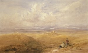 Castelo de Lancaster (wc no papel) de David Cox