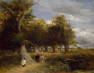 Saias da floresta, 1855 de David Cox
