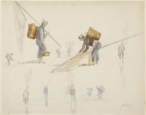Estudos de pescadores de David Cox
