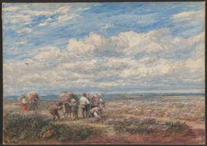 Os apanhadores de urze ou giesta de David Cox