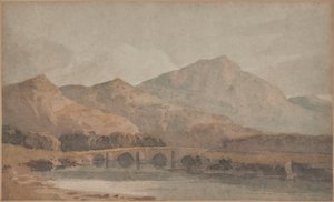 Vista no norte do País de Gales de David Cox