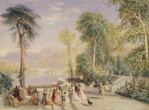 Windermere durante a regata de David Cox
