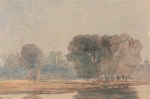 Castelo de Windsor visto dos Brocas de David Cox