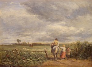 Indo para o Hayfield, 1853. de David Cox the elder