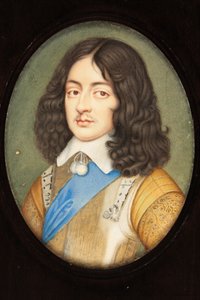 Carlos II como um jovem (wc em pergaminho)