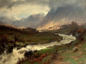 Uma ruptura na tempestade, Glen Lyon, Perthshire, Escócia, 1891-92
