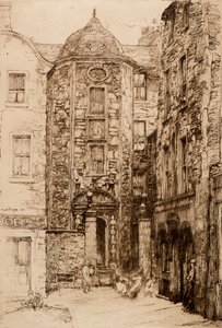 Alojamento Strathmartine, século 20 (gravura)