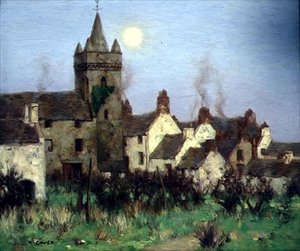 O Tolbooth, Kircudbright, c.1900 (óleo sobre tela)