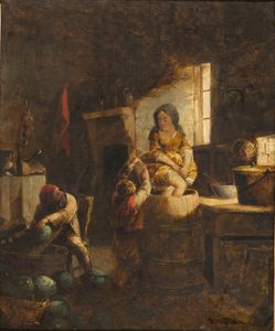 Kraut Making, c.1859 (óleo sobre tela)