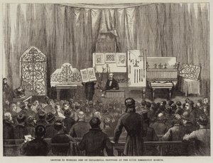 Palestra para Trabalhadores em Ferragens Ornamentais no South Kensington Museum de David Henry Friston
