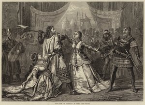 Cena de Il Talismano, no Teatro Drury Lane