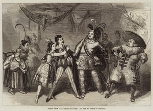 Cena de La Belle Sauvage, no Teatro St James de David Henry Friston